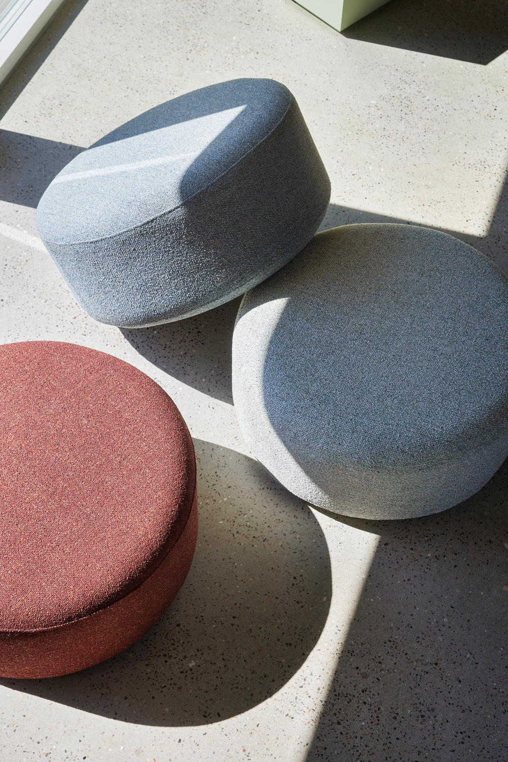 Hübsch Marshmellow Pouf Stor, Lysegrøn 