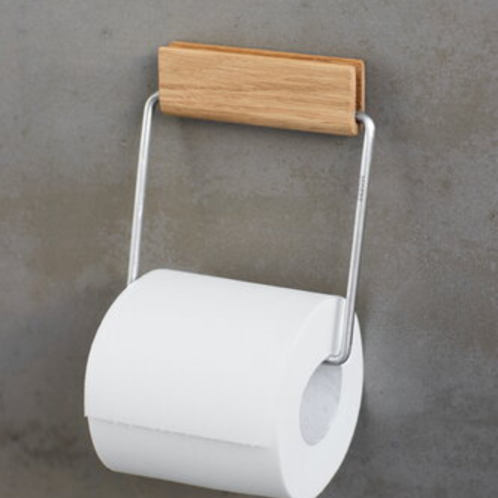 MOEBE Toiletpapirholder, eg/stål