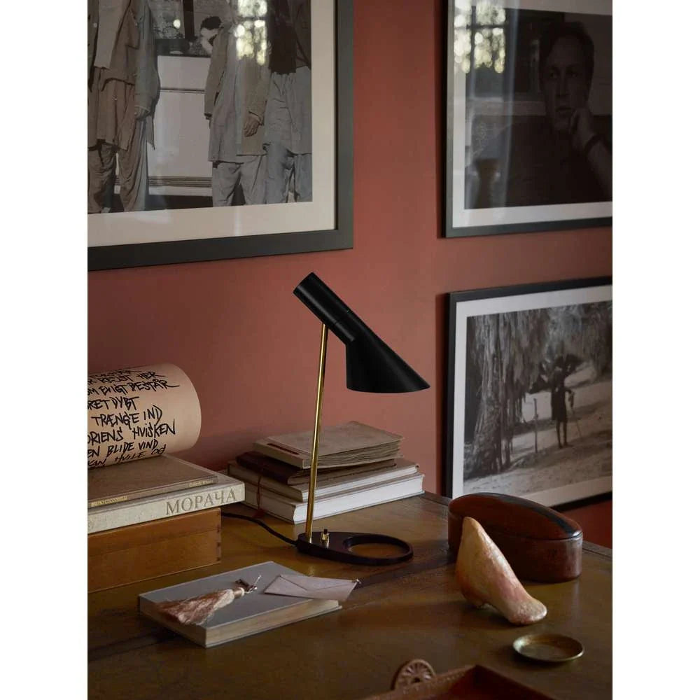 Louis Poulsen Aj Mini Bordlampe, Messing/Sort 