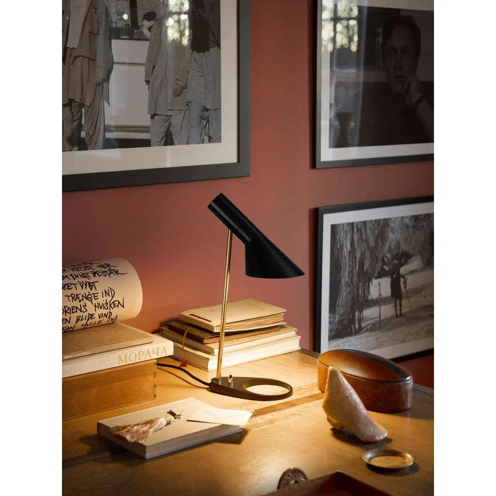Louis Poulsen Aj Mini Bordlampe, Messing/Sort 