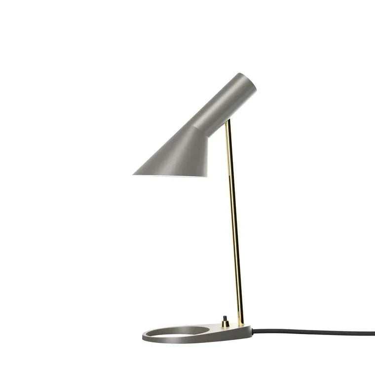 Louis Poulsen Aj Mini Bordlampe, Messing/Varm Grå 