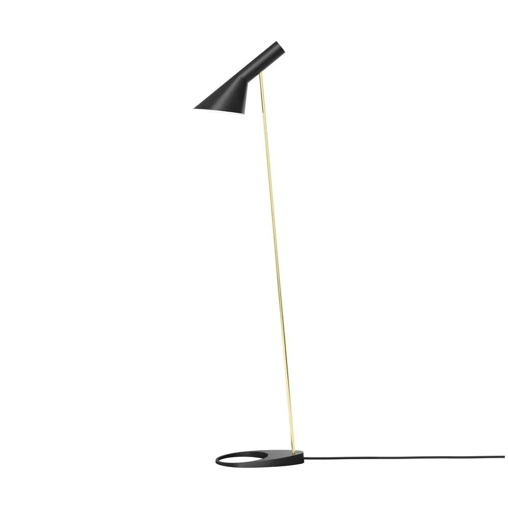 Louis Poulsen Aj Gulvlampe, Messing/Sort 