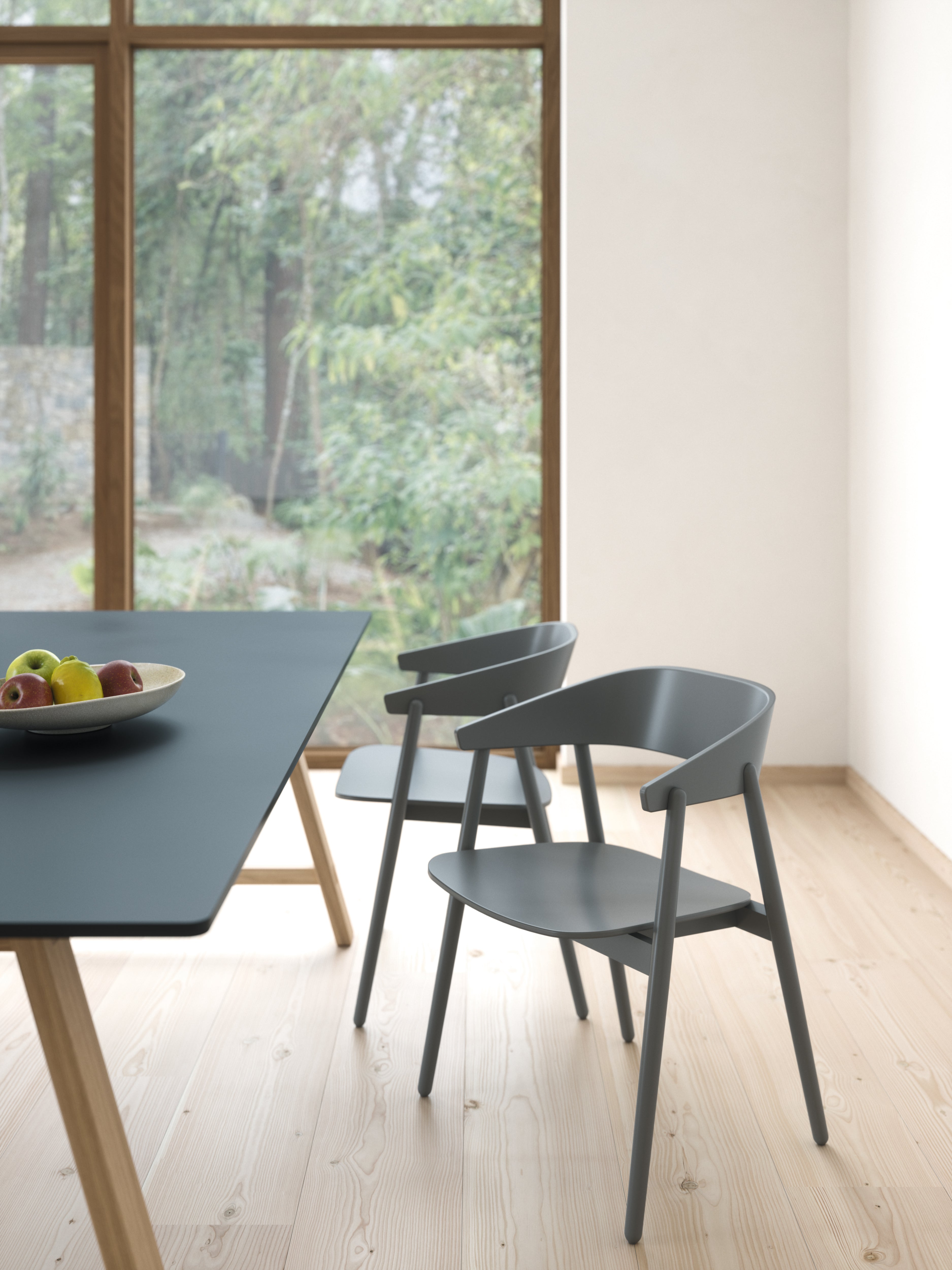 Andersen Furniture AC2 Armchair Beech, Grey