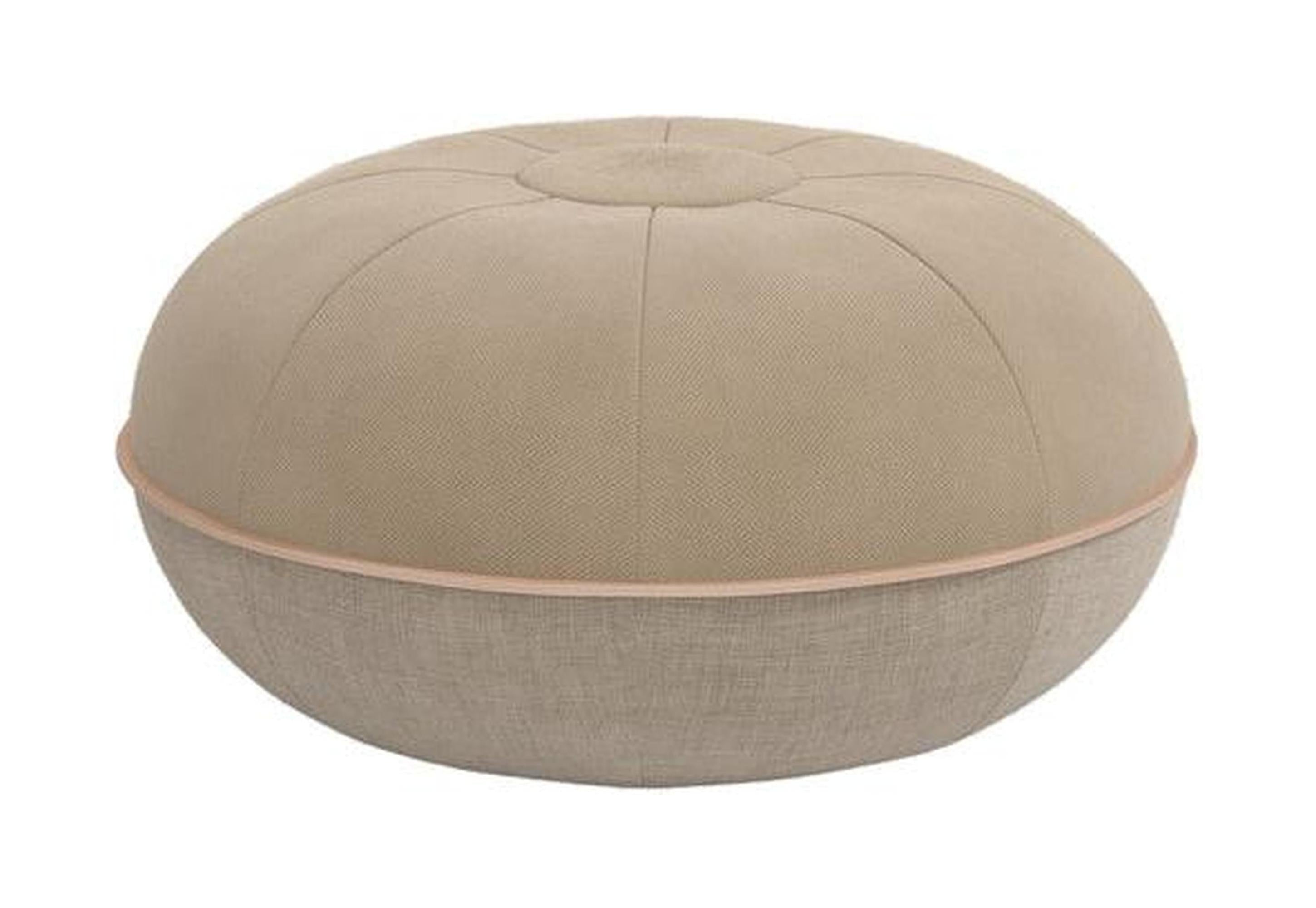Fritz Hansen Cm Pouf Small, Steelcut Trio Pale Yellow