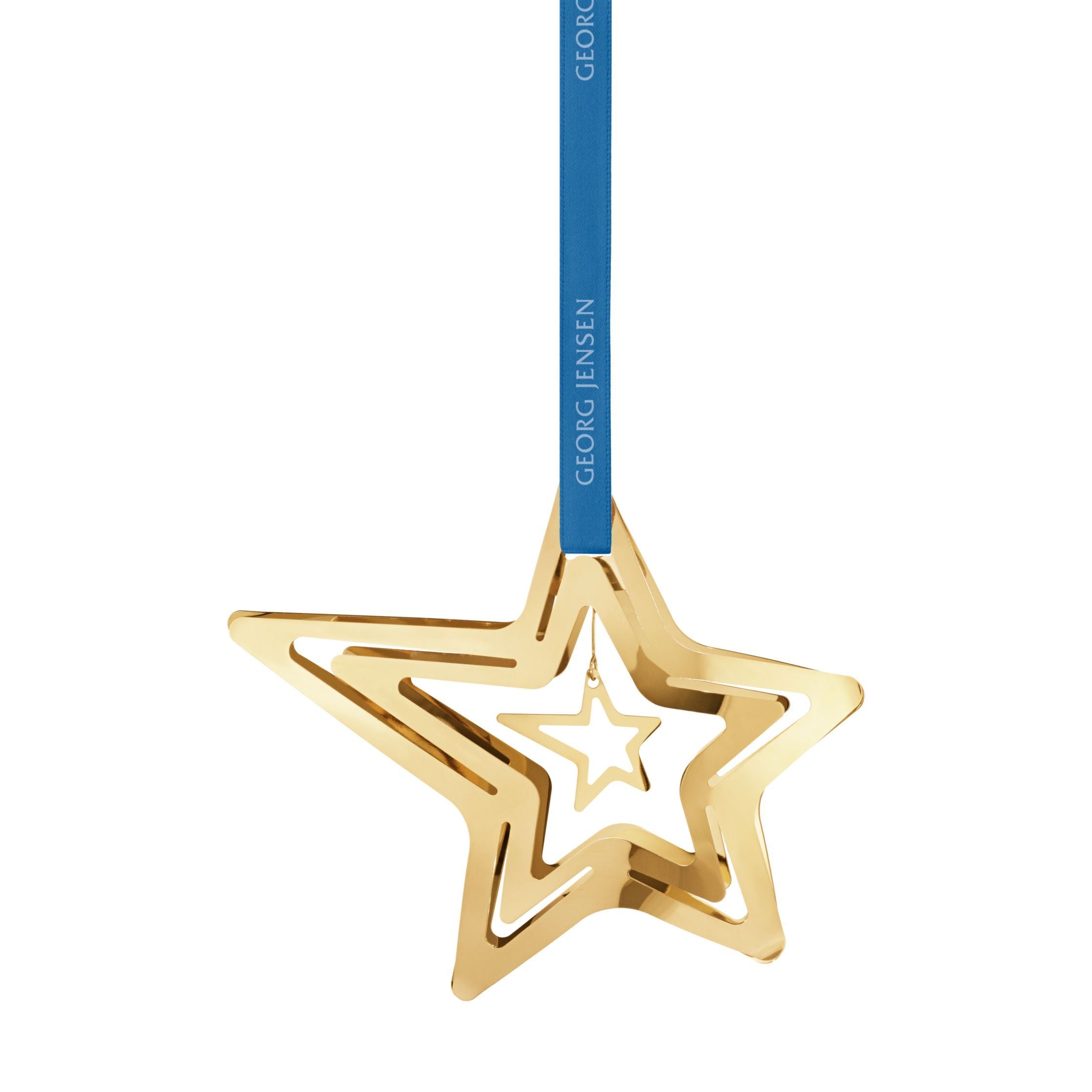 Georg Jensen Julemobil skyde stjerne, guldbelagt