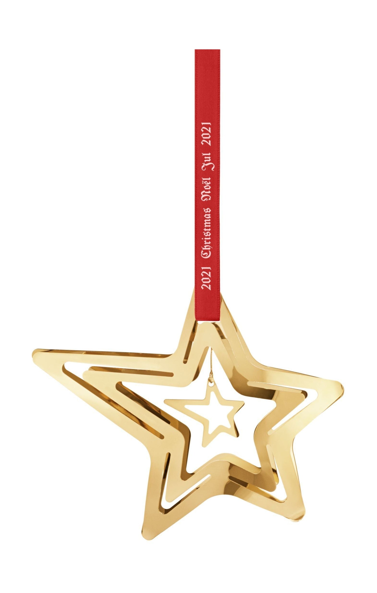 Georg Jensen Christmas Mobile Shooting Star, Gold Plated