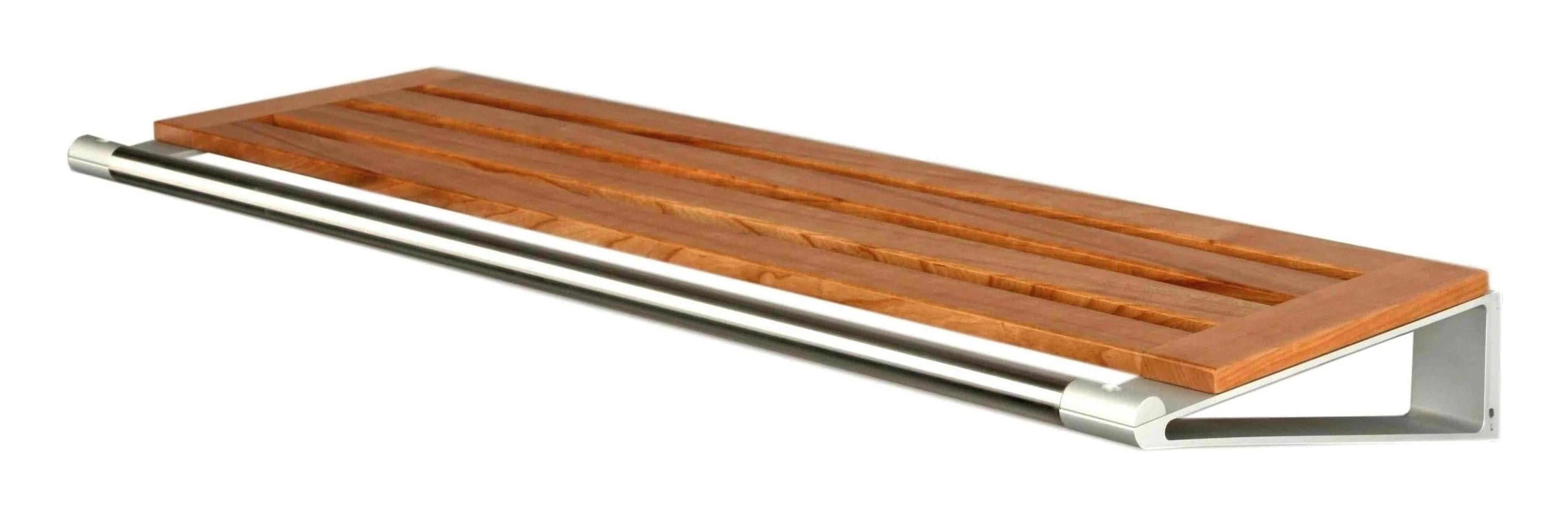 Loca Knax Hat Shelf 40 Cm, Cherry/Aluminium