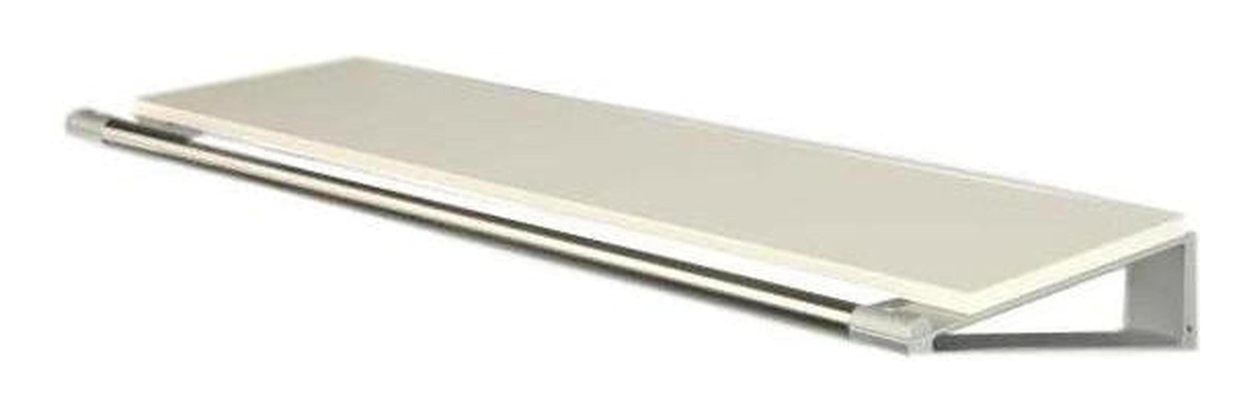 Loca Knax Hat Shelf 40 Cm, White/Aluminium