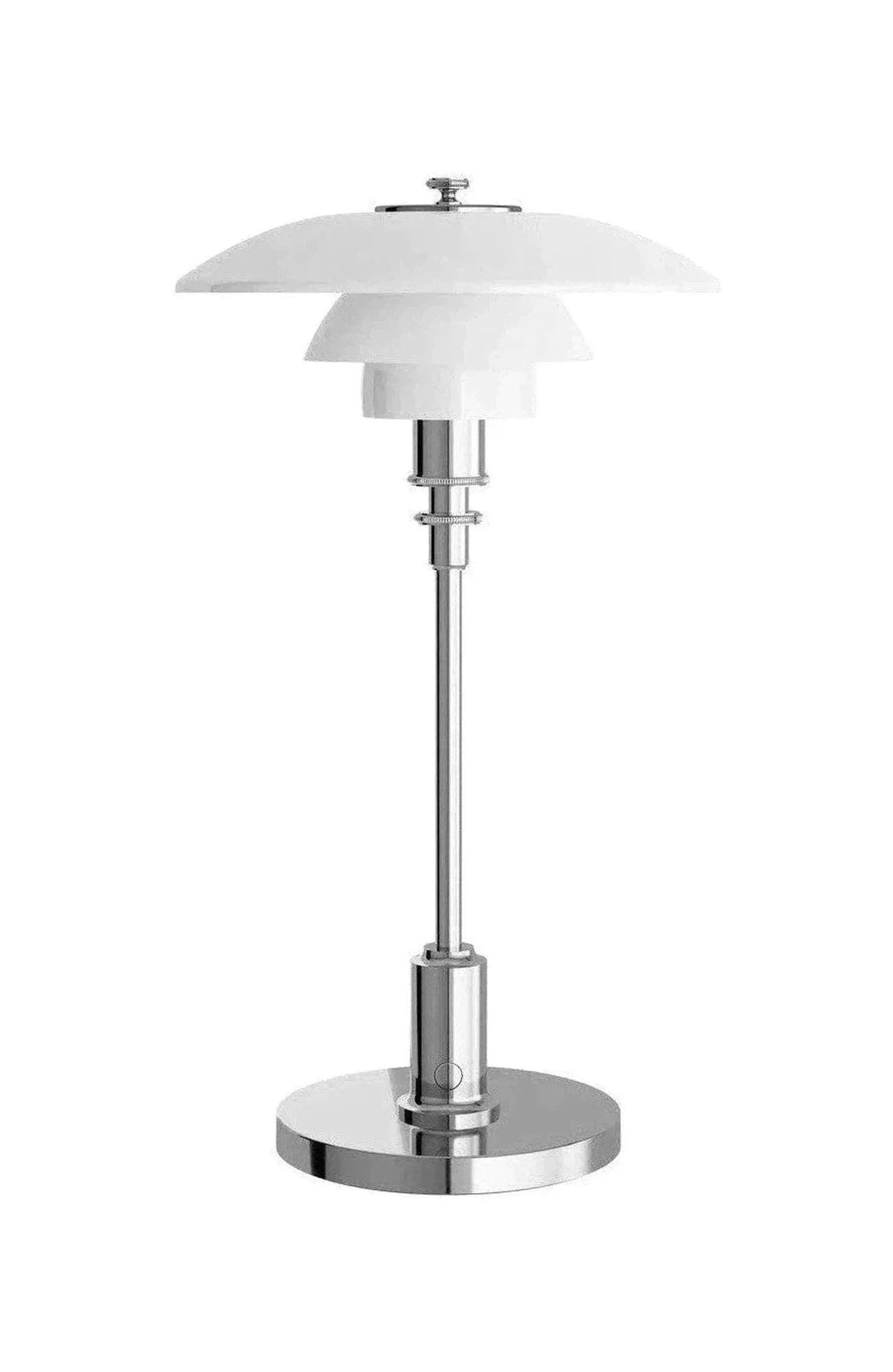 Louis Poulsen Ph 2/1 Portable Table Lamp, Chrome