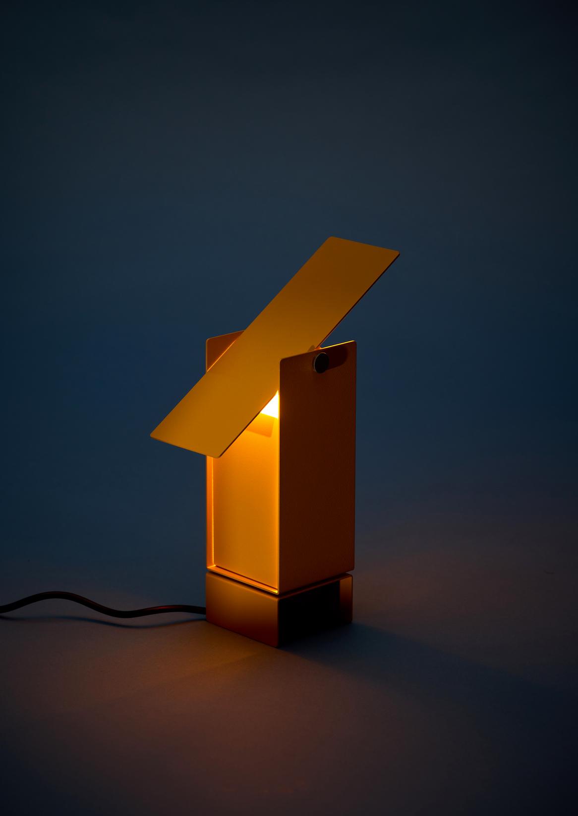 Moebe Pivoting Table Lamp, Yellow