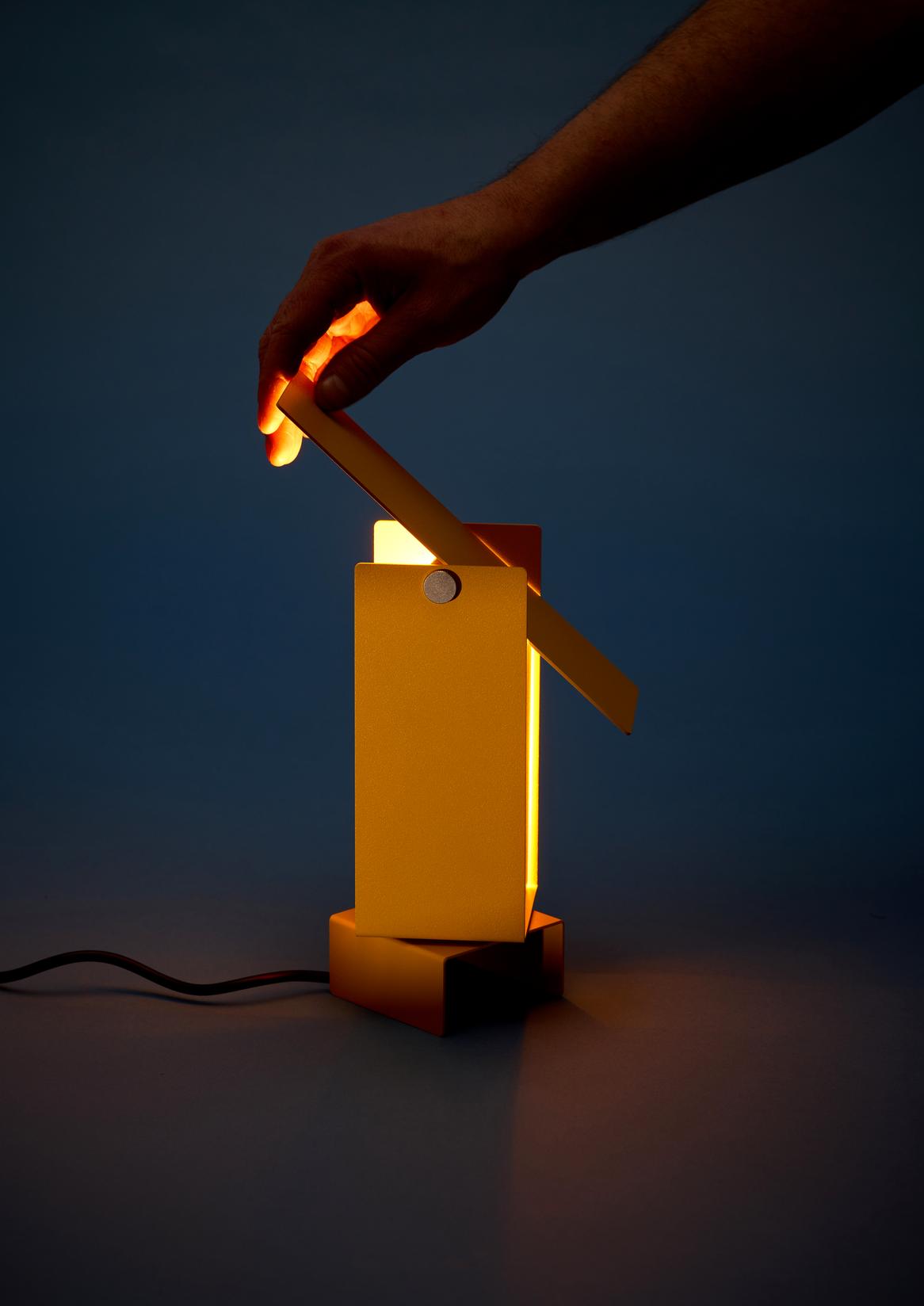 Moebe Pivoting Table Lamp, Yellow