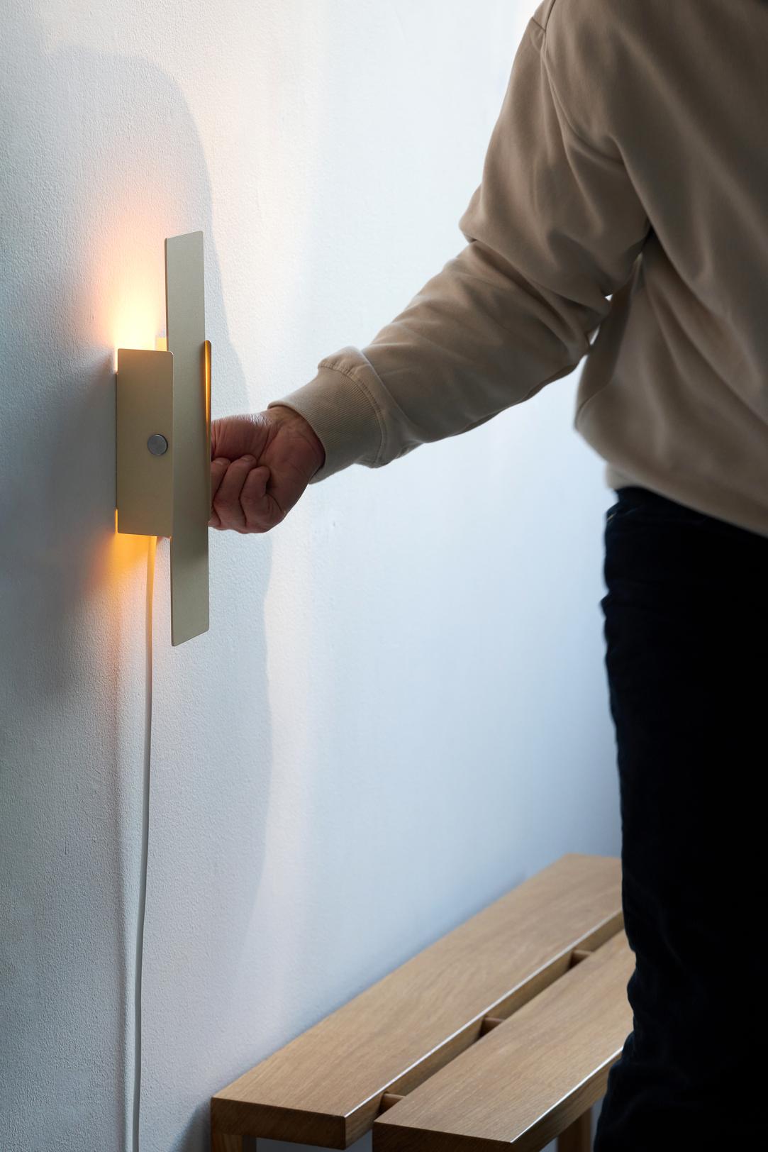 Moebe Pivoting Wall Lamp, Sand