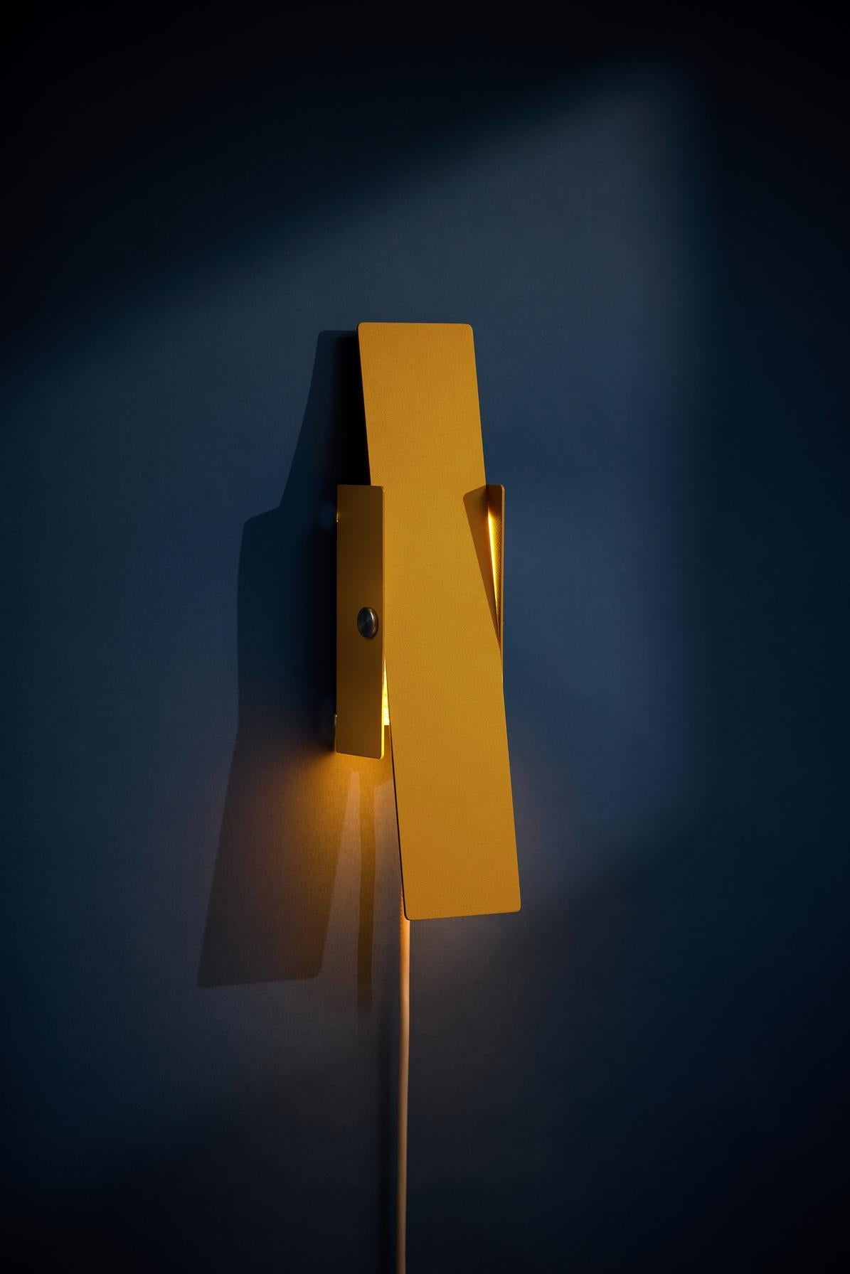 Moebe Pivoting Wall Lamp, Yellow