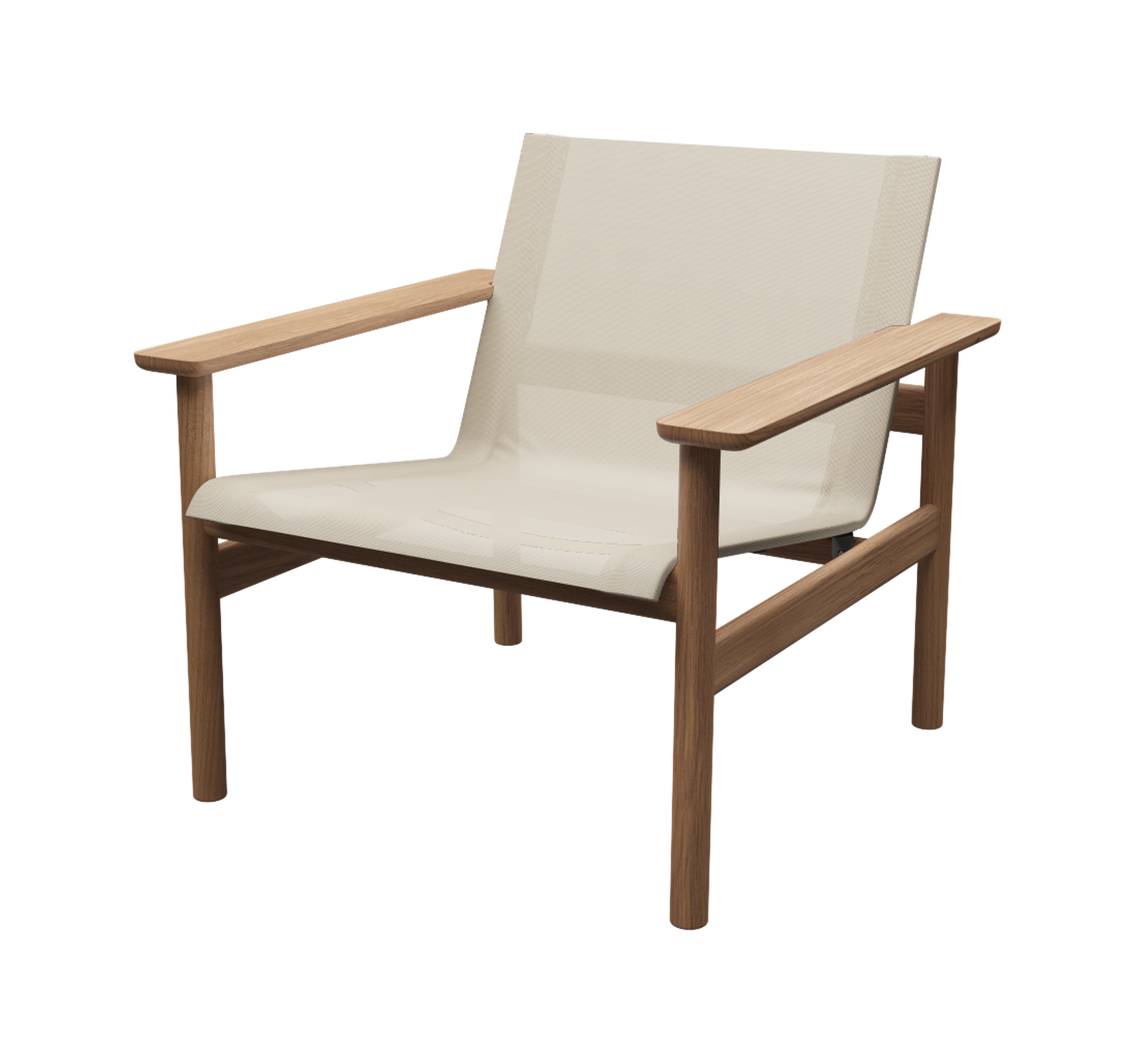Fritz Hansen Pelagus Outdoor Lounge Chair Teak/Sand