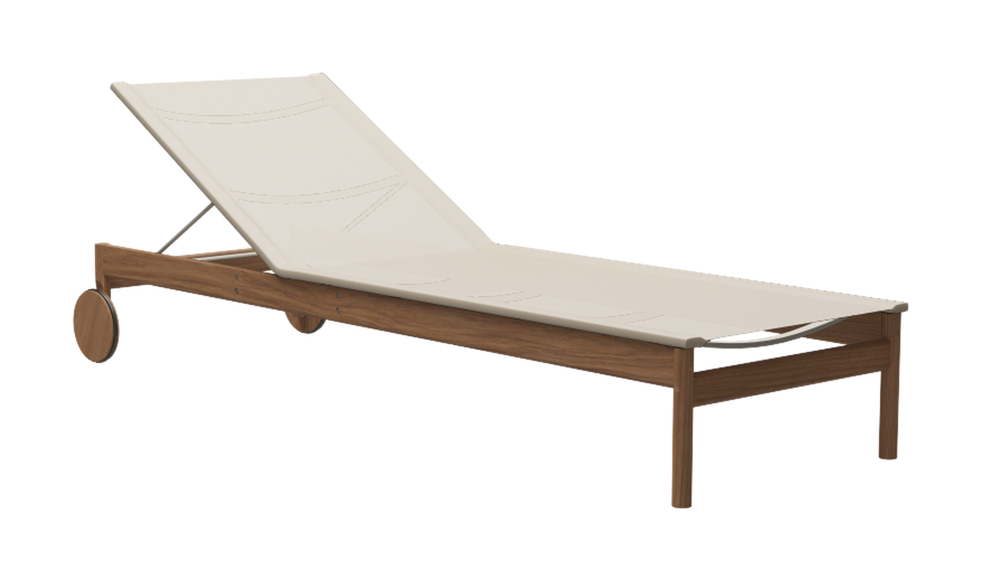 Fritz Hansen Pelagus Sunbed Teak/Sand