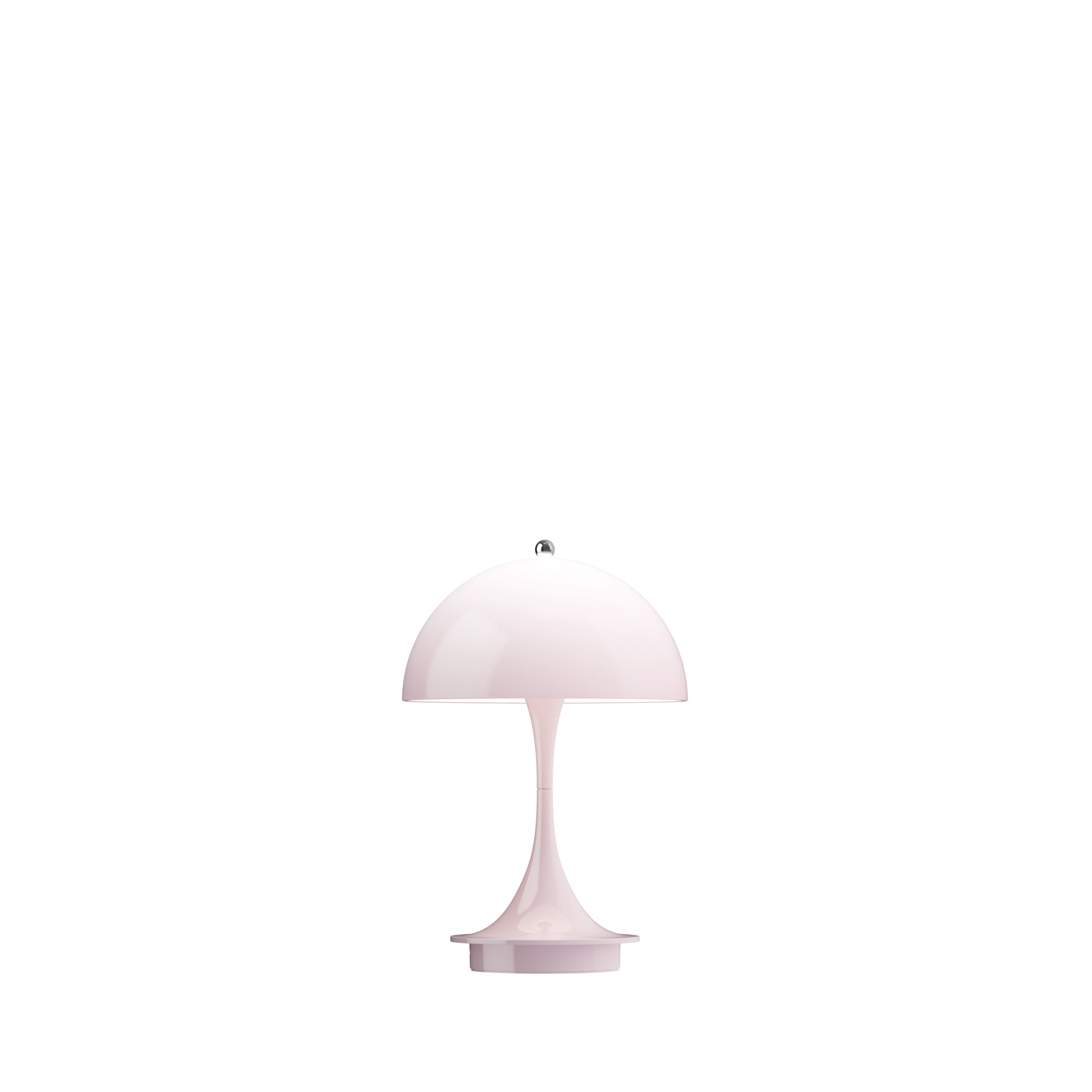 Louis Poulsen Panthella 160 Portable Table Lamp V3, Opal Pale Rose