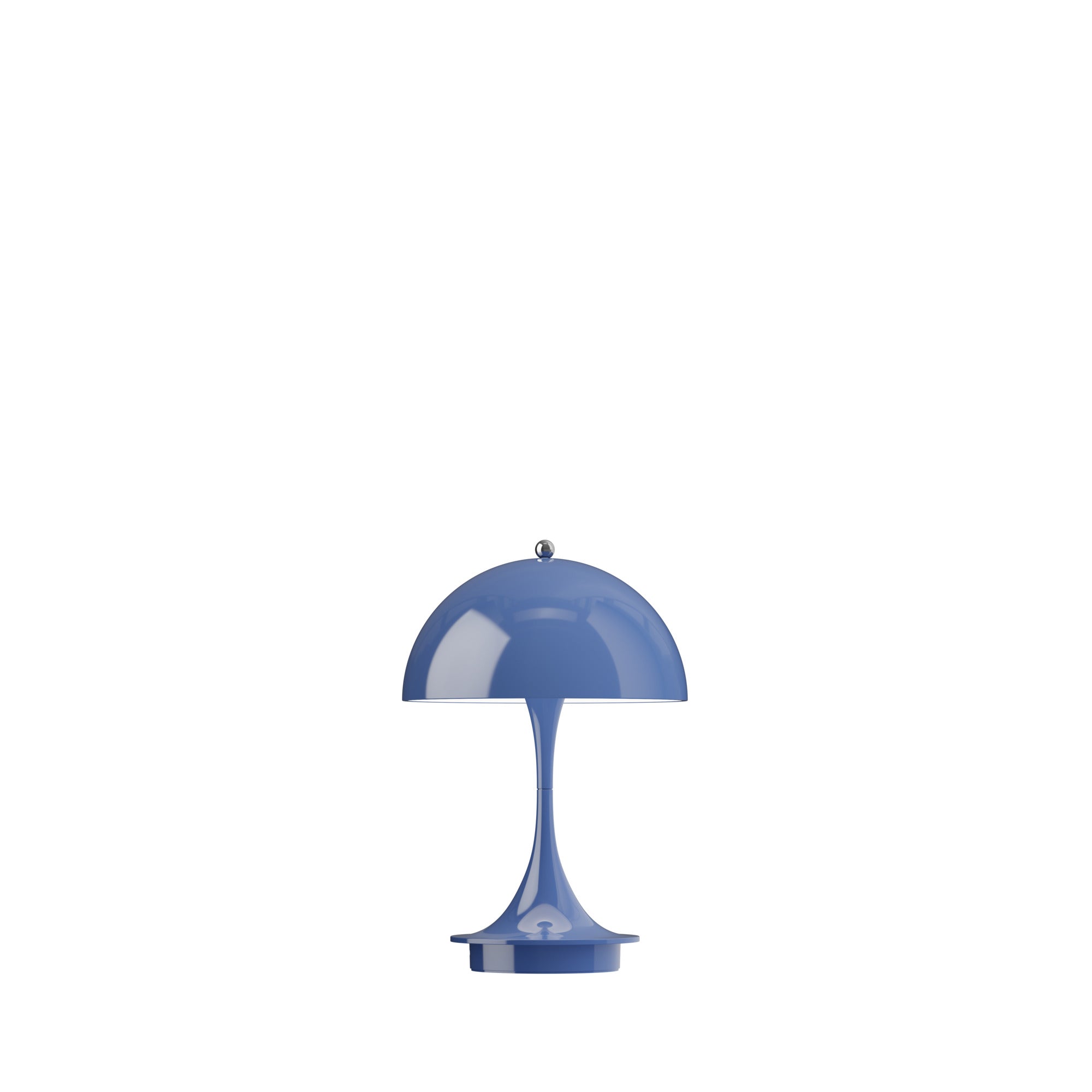 Louis Poulsen Panthella 160 Portable Table Lamp V3, Opaque Indigo Blue