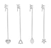 Ai Ries Candle Holder For Christmas Tree Silver, 4 Pcs.