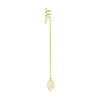 Ai Ries Candle Holder For Christmas Tree With Fir Cone, Gold