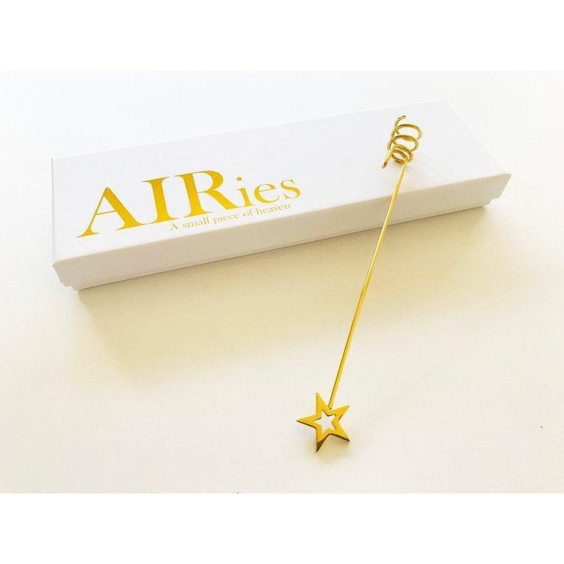 [product_category]-Ai Ries Candle Holder For Christmas Tree With Star, Gold-AIRies-5711336031457-93904-AIR-3