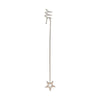 Ai Ries Candle Holder For Christmas Tree With Star, Silver