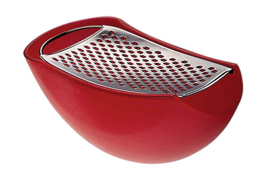 [product_category]-Alessi Parmenide Grater With Cheese Tin, Red-Alessi-8003299920754-AARU01 R-ALE-1