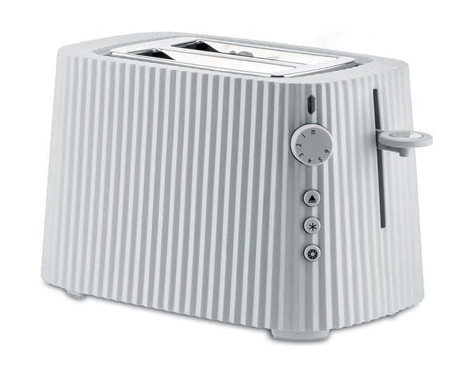 [product_category]-Alessi Pleated Toaster, White-Alessi-8003299446605-MDL08 W-ALE-1