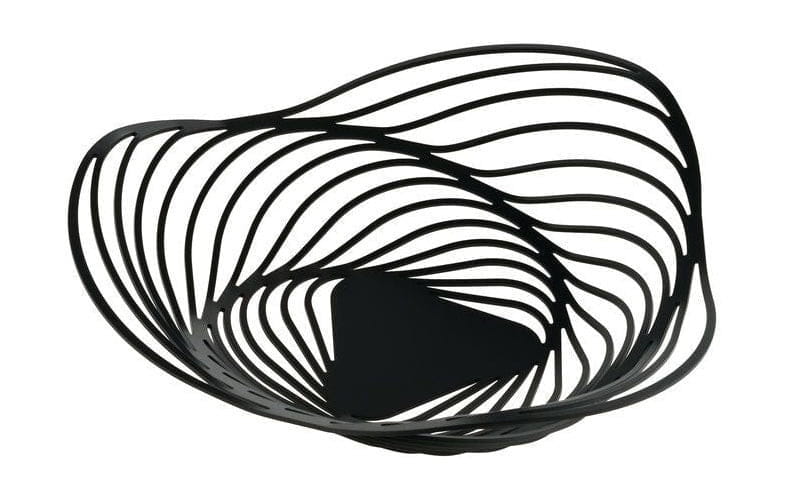 [product_category]-Alessi Trinity Basket Bowl, Black-Alessi-8003299440764-ACO02 B-ALE-11