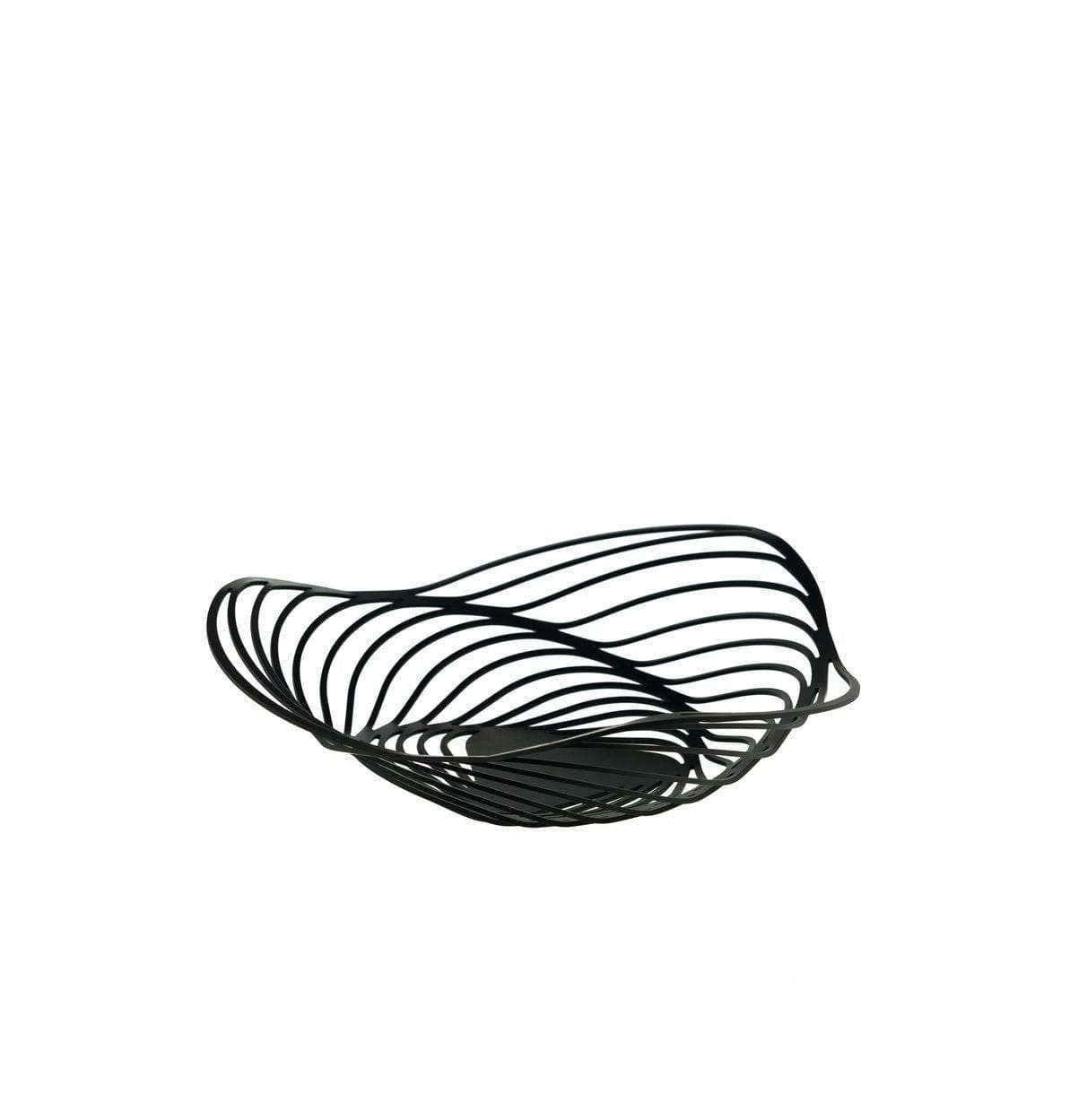 [product_category]-Alessi Trinity Basket Bowl, Black-Alessi-8003299440764-ACO02 B-ALE-12