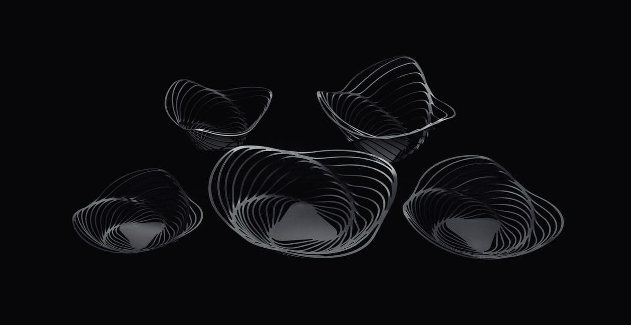 [product_category]-Alessi Trinity Fruit Bowl, Black-Alessi-8003299442973-ACO03 B-ALE-7