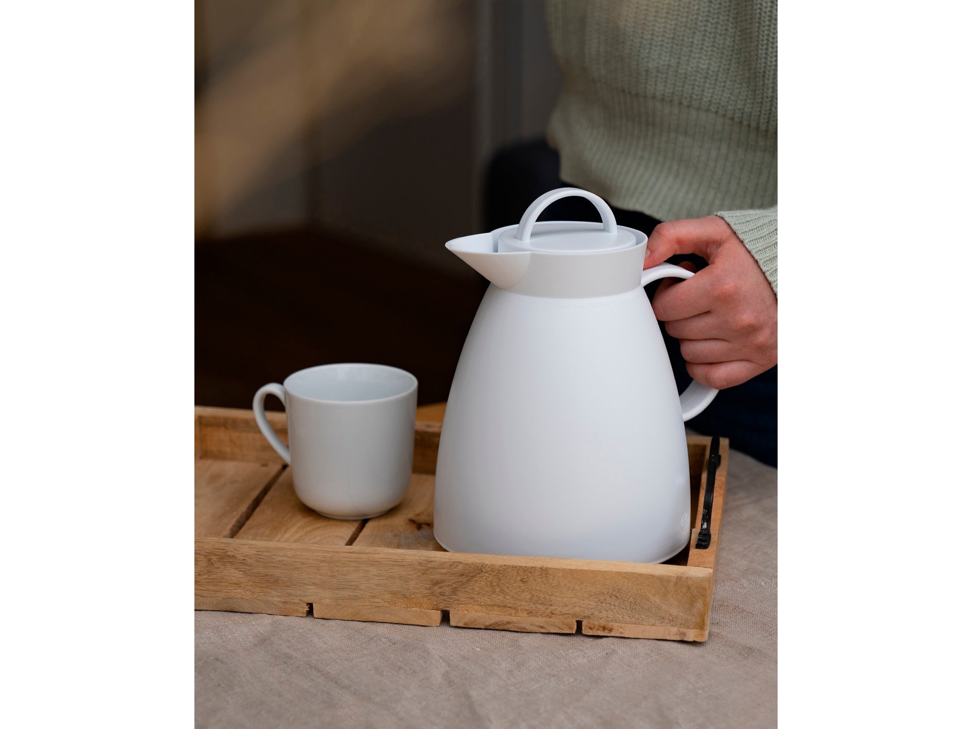 [product_category]-Alfi Dan Vacuum Jug 1 Liter. Frost White-Alfi-4002458450167-16842-ALF-4