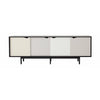 Andersen Furniture S1 Sideboard Black, Multicolored Drawers, 200cm