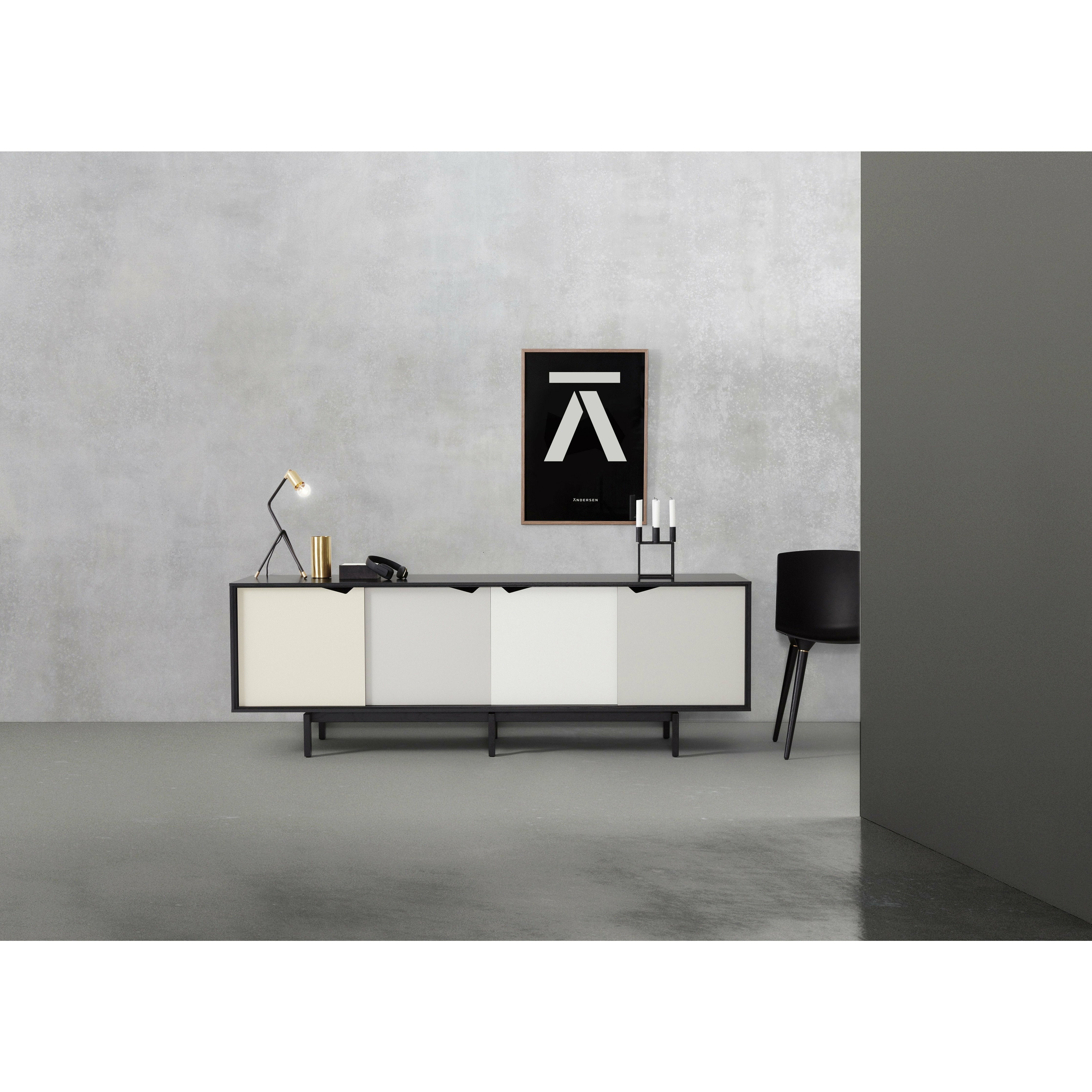 [product_category]-Andersen Furniture S1 Sideboard Black, Multicolored Drawers, 200cm-Andersen Furniture-51321484796344-5-112A0509-AND-2