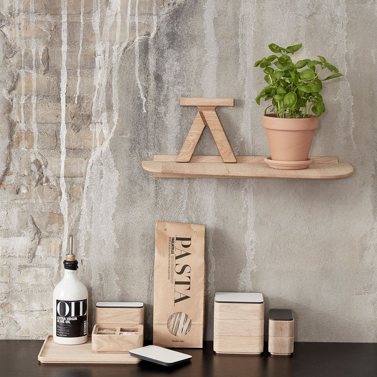 [product_category]-Andersen Furniture Shelf 2 Shelf, Oak, 59x25cm-Andersen Furniture-5713524000733-4-166020-AND-2