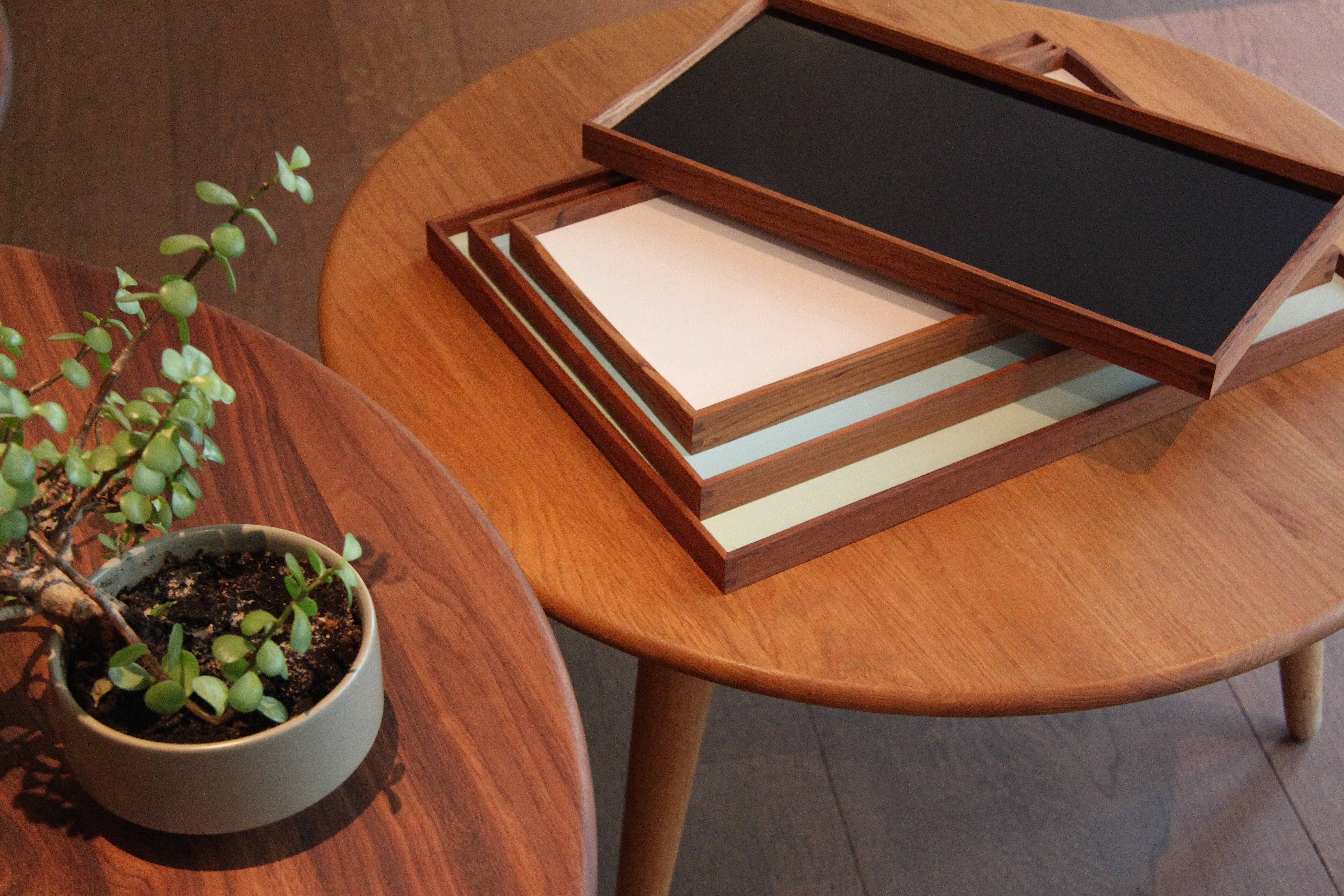 [product_category]-Architectmade Finn Juhl Turning Tray 51 Cm, Black And Green-Architectmade-5700010900028-763-ARC-5