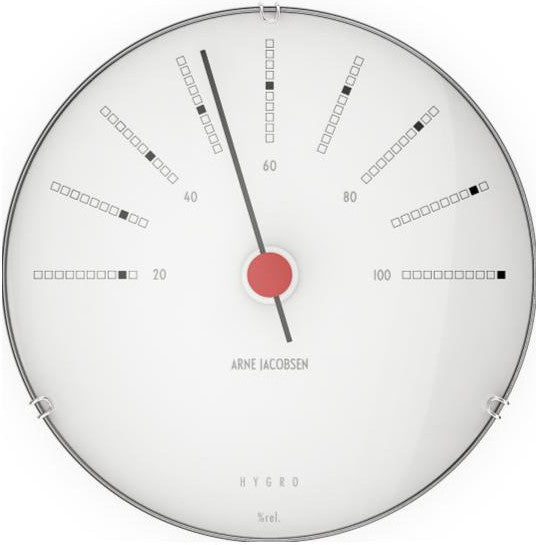 [product_category]-Arne Jacobsen Bankers Hygrometer, 12cm-Arne Jacobsen-5709513436850-43685-ARN-1