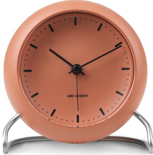 [product_category]-Arne Jacobsen City Hall Table Clock, Pale Orange-Arne Jacobsen-5709513436928-43692-ARN-1