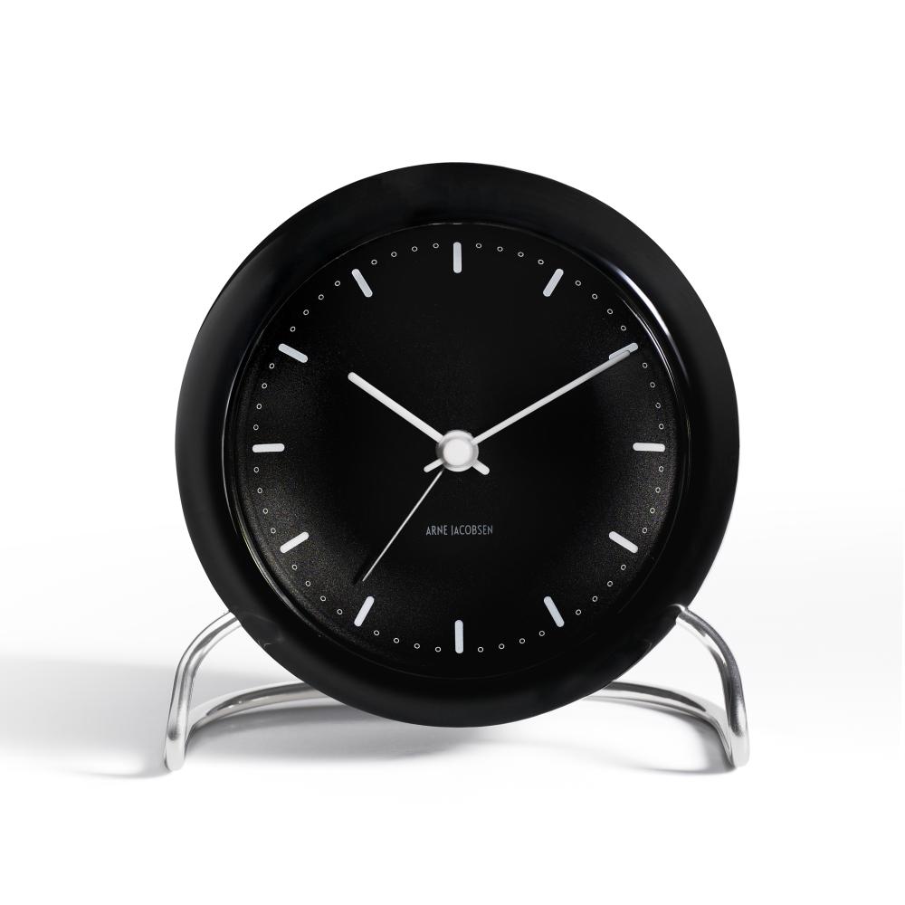 [product_category]-Arne Jacobsen City Hall Table Clock With Alarm-Arne Jacobsen-5709513436737-43673-ARN-2