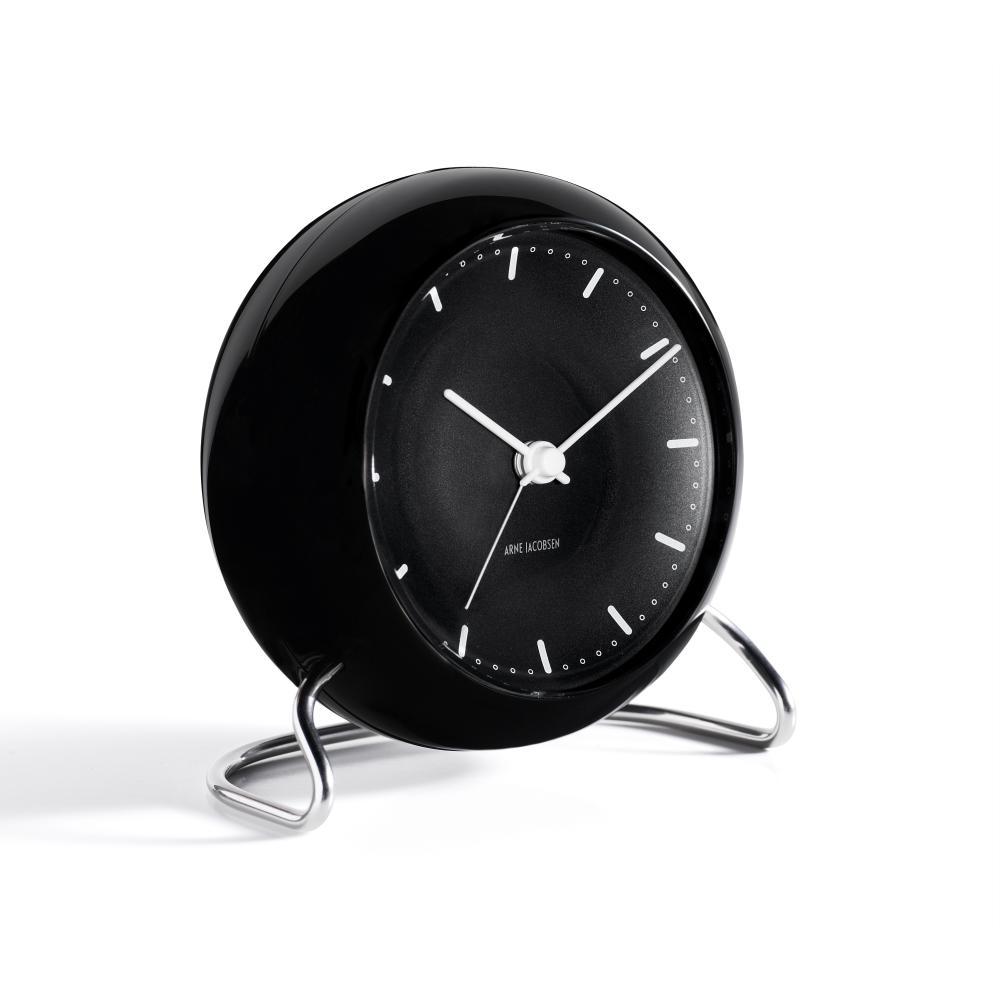 [product_category]-Arne Jacobsen City Hall Table Clock With Alarm-Arne Jacobsen-5709513436737-43673-ARN-3