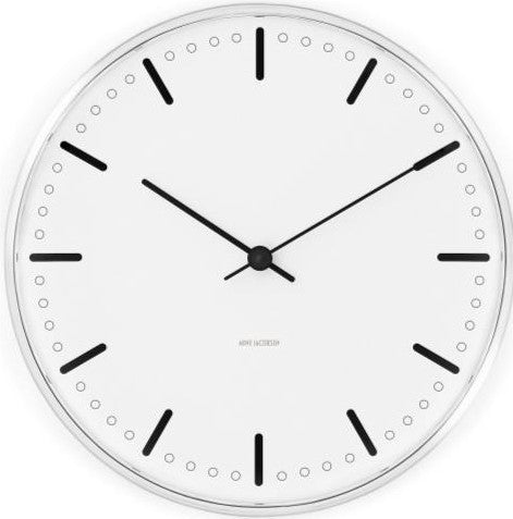 [product_category]-Arne Jacobsen City Hall Wall Clock, 29cm-Arne Jacobsen-5709513436416-43641-ARN-1