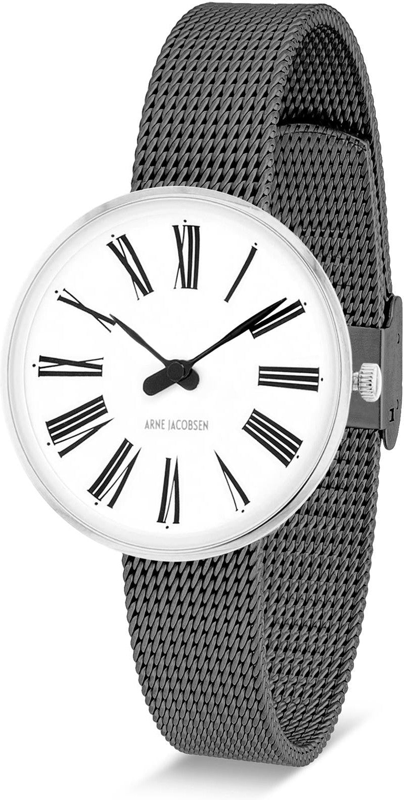 Arne Jacobsen Roman armbåndsur Ø30, gråt net