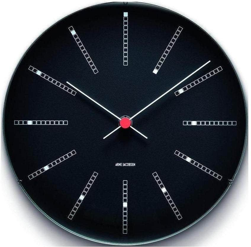 [product_category]-Arne Jacobsen Wall Clock Black, 29cm-Arne Jacobsen-5709513436461-43646-ARN-1