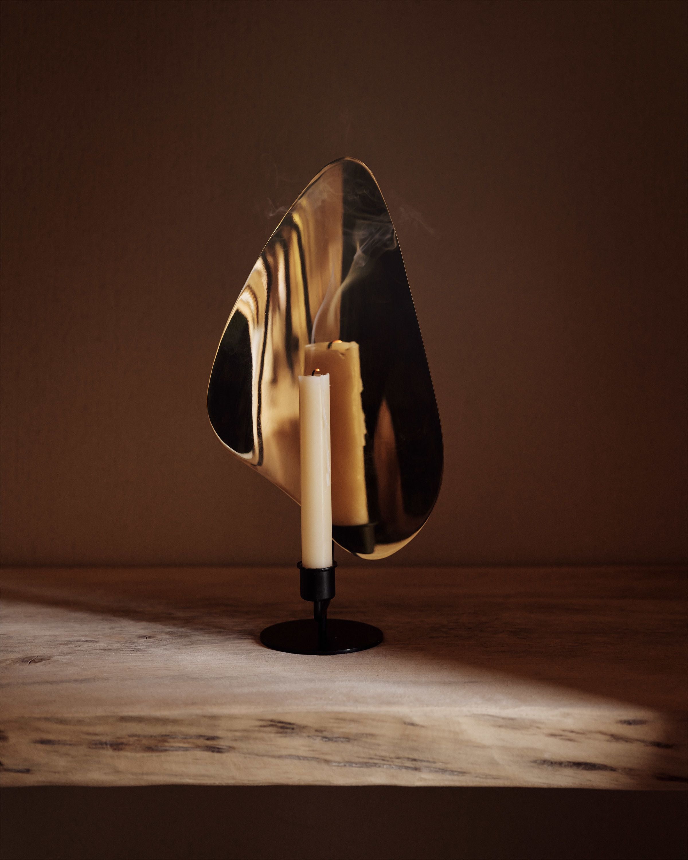 [product_category]-Audo Copenhagen Flambeau Table Candle Holder 30 Cm, Bronzed Brass/Grey-Audo Copenhagen-5709262134694-4804859-MEN-9
