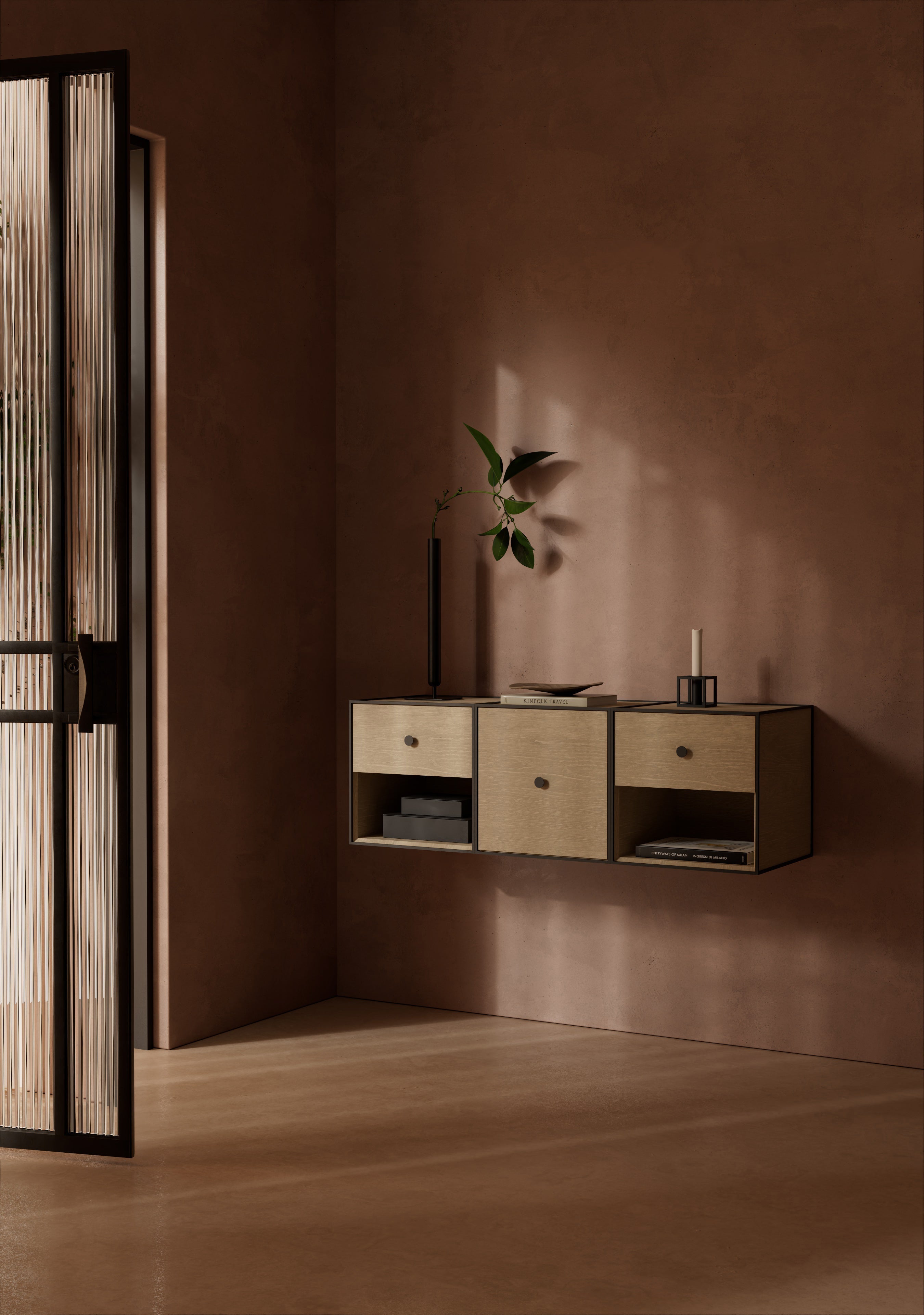 Audo Copenhagen Frame 35 Module With A Drawer, Oak