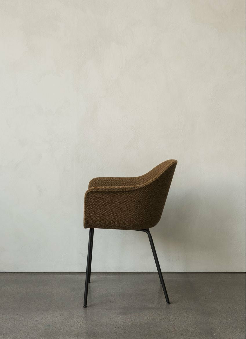 Audo Copenhagen Harbour Dining Chair Natural Oak, Burned Red