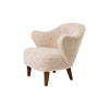  Ingeborg Armchair Moonlight Lambskin/Smoked Oak