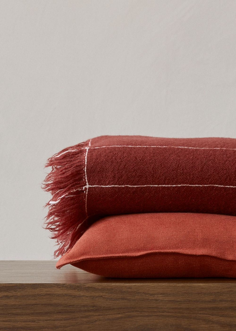 Audo Copenhagen Mimoides Cushion 40x40 Cm, Burnt Siena