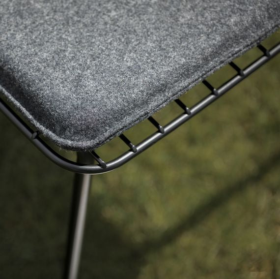 Audo Copenhagen Wm String Seat Pushion Outdoor/Lounge, mørkegrå