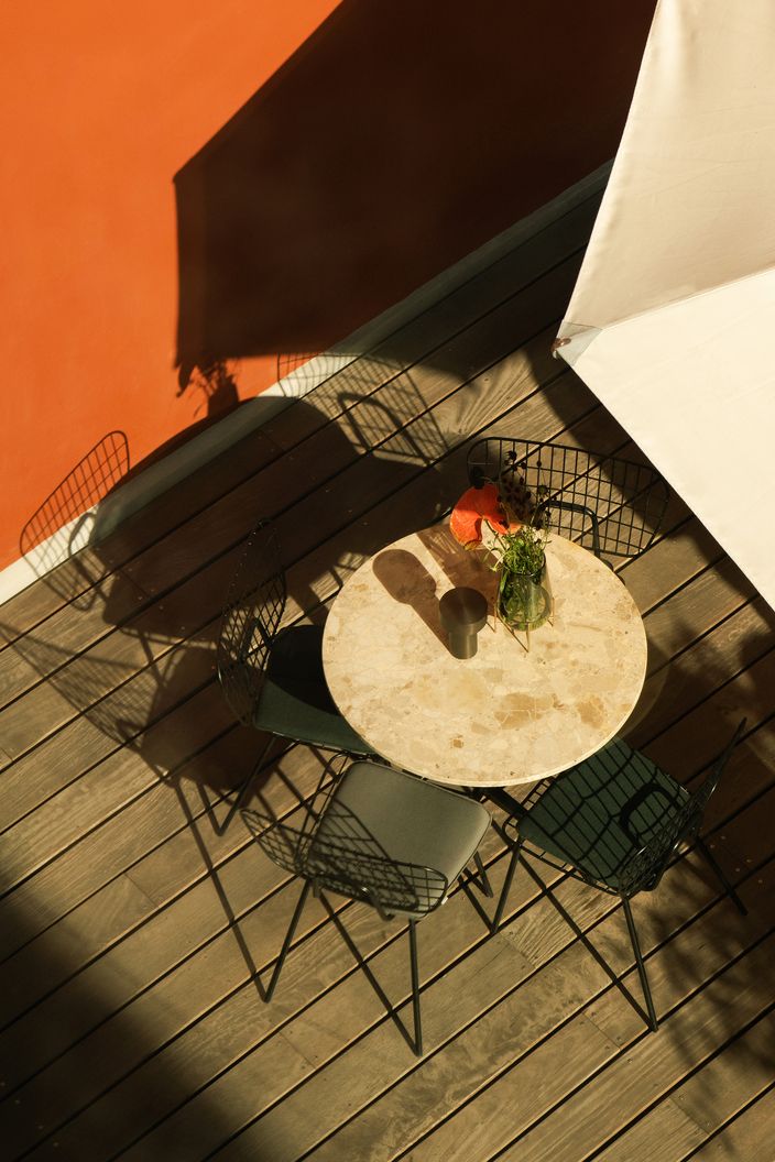 Audo Copenhagen Wm String Seat Pushion Outdoor/Lounge, mørkegrå