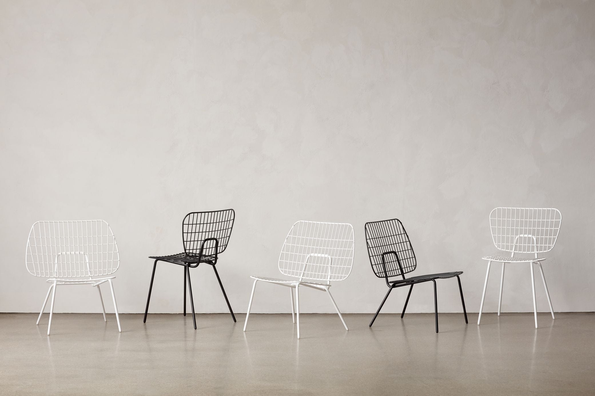 Audo Copenhagen Wm String Seat Pushion Outdoor/Lounge, mørkegrå